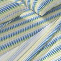 6" Blue and Green Colored Stripes