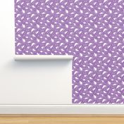 Paisley Rat Mosaic - 8.6inch - purple white