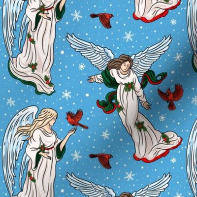 Christmas Angels Cardinals