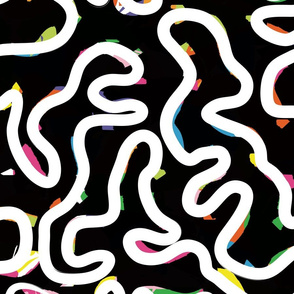 jumbo rainbow confetti squiggle