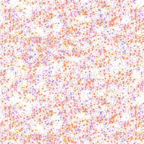 Colorful Paint Splatter Pattern with Pink Purple & Orange Colors