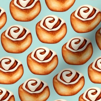 Cinnamon Rolls - Blue