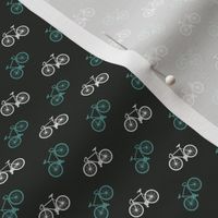 Bicycle Print - Teal - Small