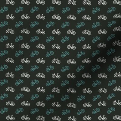 Bicycle Print - Teal - Small