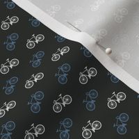 Bicycle Print - Blue - Small