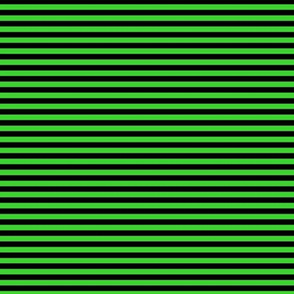 Small Lime Green Bengal Stripe Pattern Horizontal in Black