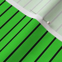 Lime Green Pin Stripe Pattern Horizontal in Black