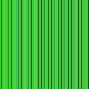 Small Lime Green Pin Stripe Pattern Vertical in Black