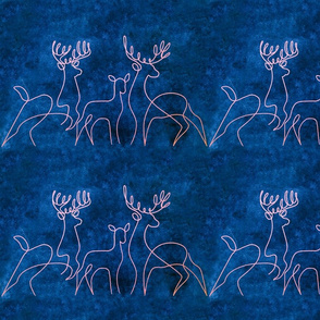 Deer Herd (watercolour)