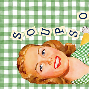 TEA TOWEL DOMESTIC DIVAS (SOUPS ON)