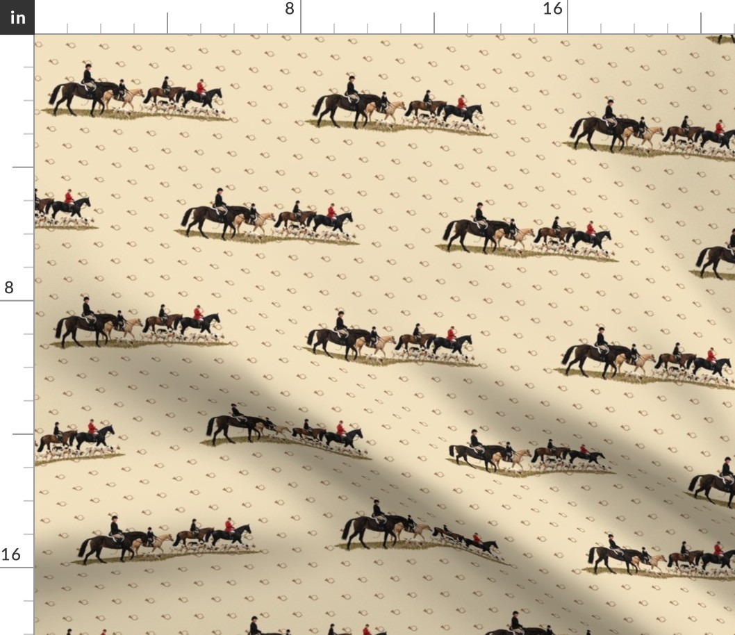 Fox Hunting Illustrated Pattern