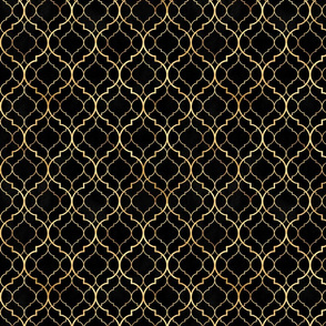 Black golden moroccan texture