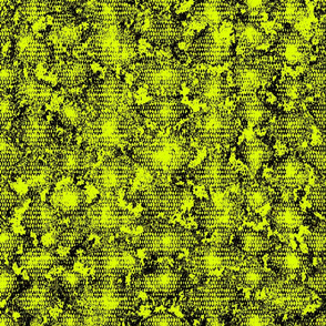 Yellow and black reptile snake skin texture