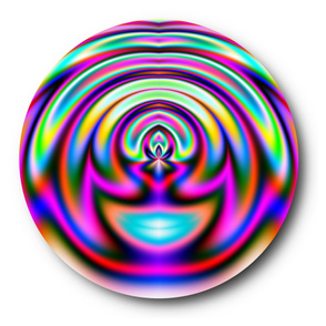 Rainbow Swirl Sphere 2