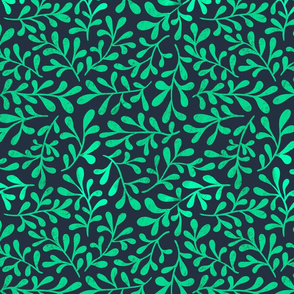 Leafy vines - green textured