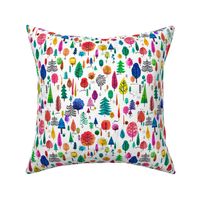 Colorful forest trees - Kids baby forest - Small