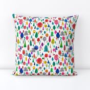 Colorful forest trees - Kids baby forest - Small