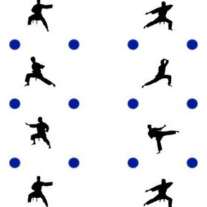 Taekwondo Blue Dots