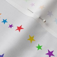 Bright Rainbow Star Stripes