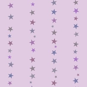 Purple Starry Stripes