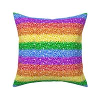 Rainbow Glitter Stripes