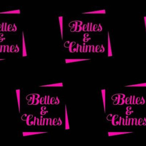 Belles Chimes Pink Black Flipper Square