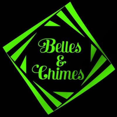 Belles Chimes Op Art Tilt Neon Green