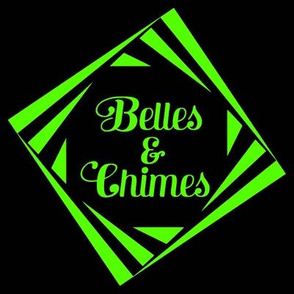 Belles Chimes Op Art Tilt Neon Green