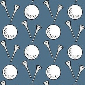 golf - dull blue