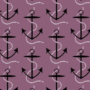 anchors aweigh - purple