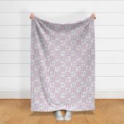 Horse Quilt Pink Buffalo Check 2