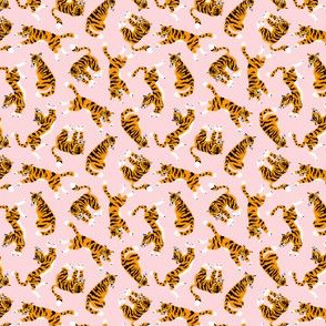 Tigers on the pink backround (small)