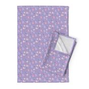 Micro Cute Nurse Fabric on Purple