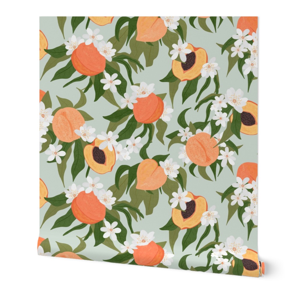 Peaches and Blossoms Mint
