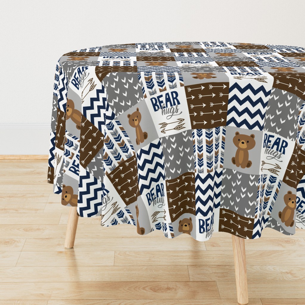 Bear Hug Patchwork Brown