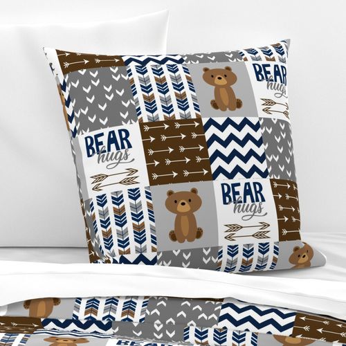 Bear Hug Patchwork Brown