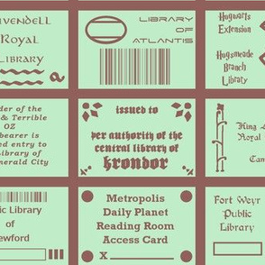 Library Cards of Literary Cities