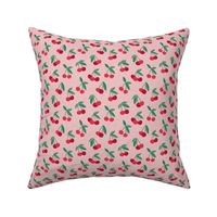 Little Cherry love garden and spots for spring summer nursery design soft pink red green