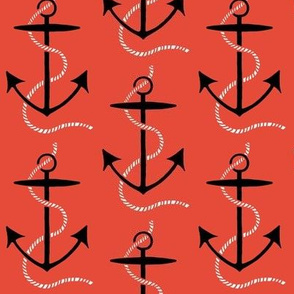 anchors aweigh - red