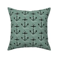 anchors aweigh - sage green