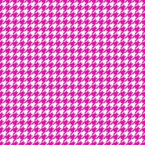 Houndstooth Pink White Micro