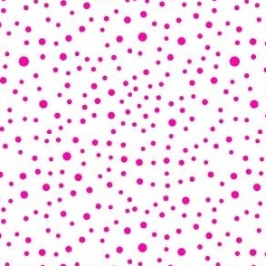 Pink Dots on White