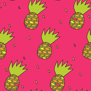 Striking pineapples
