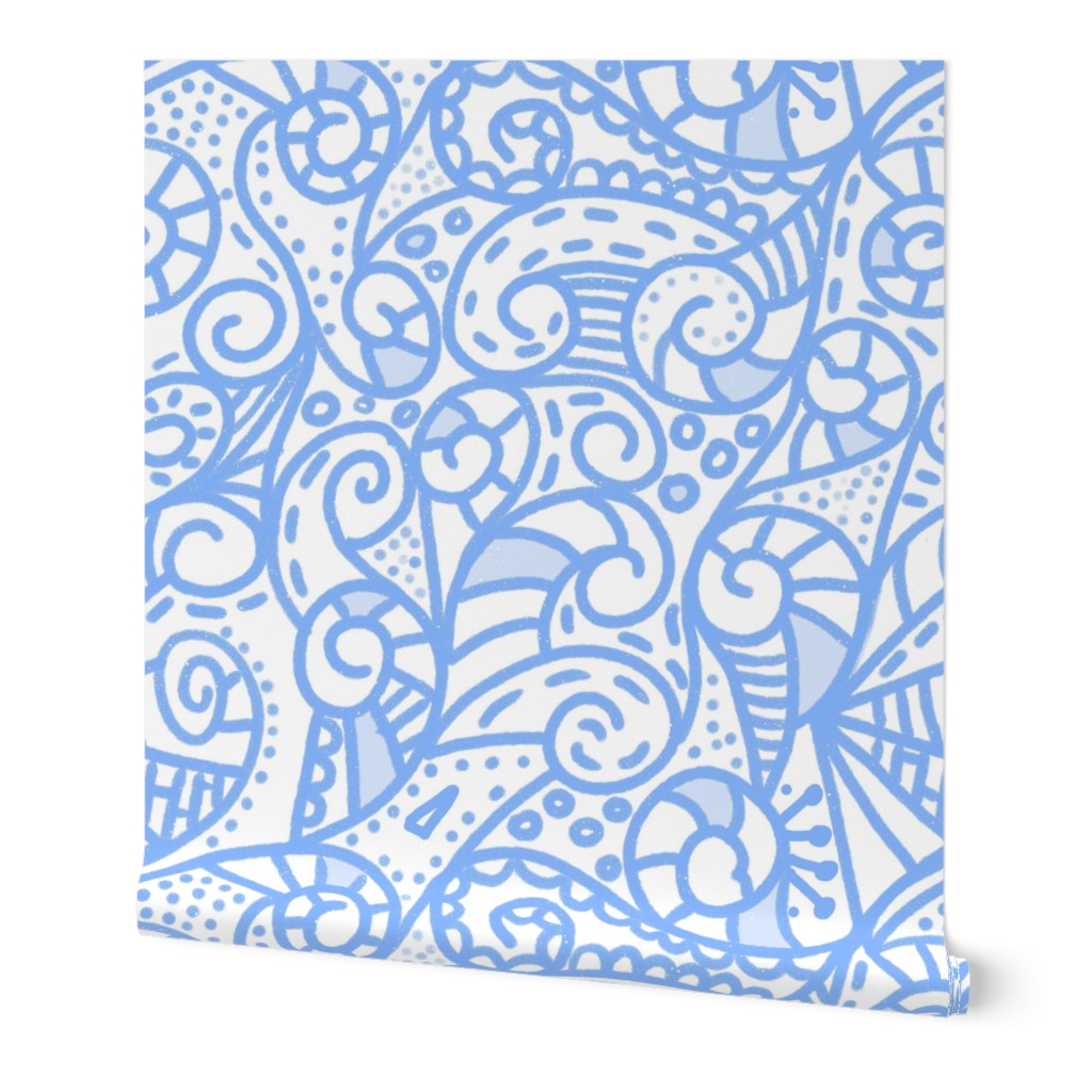 Blue boho spiralize