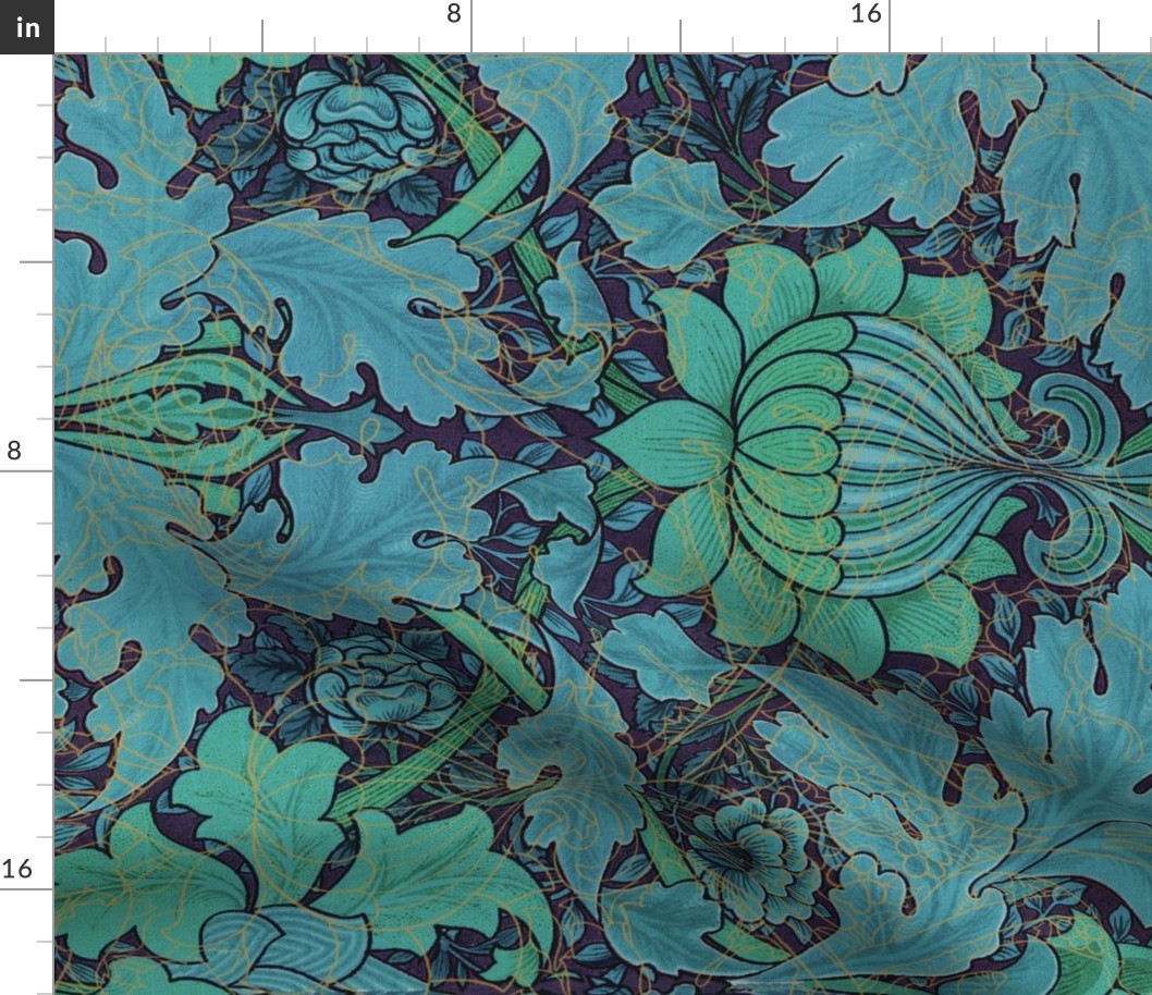 William Morris ~ St. James or Growing Fabric | Spoonflower