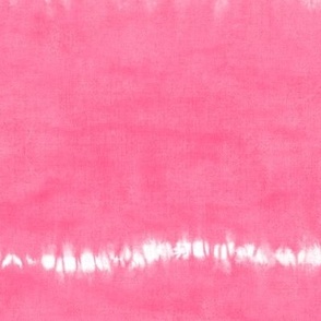 Shibori Stripes on Hot Pink Linen Pattern (xl scale) | Wide Ori Nui fabric in bright sherbet pink, Japanese shibori, pink tie dye stripes, bright pink stripes.
