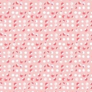 Mini Watercolor Circles and Dots - Pink