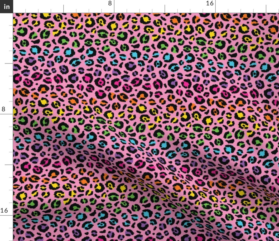 Rainbow Leopard (Pink)