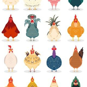 Silkie Mom Adorable Silkies Chicken Illustration Digital Art by