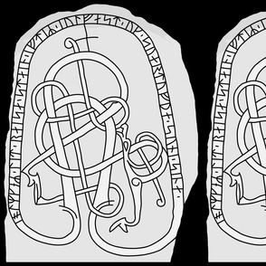 Runestone U 1014 Urnes style